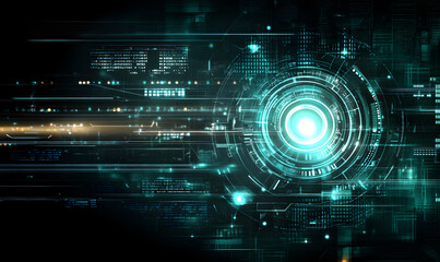 Obraz premium planet in space,earth,planet,astronomy, network, lines, night, wave, explosion,galaxy,generation AI