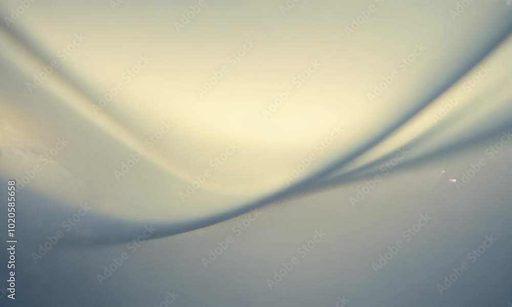 Poster soft white fabric with subtle texture illuminated by gentle light.