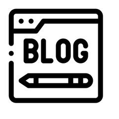 Blog Post line icon