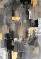 Vibrant abstract painting in modern impressionism, hand-drawn with dynamic brushstrokes. Rich in texture and depth,  artwork showcases a unique blend of colors, perfect for contemporary decor