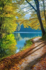 Obraz premium autumn in the forest