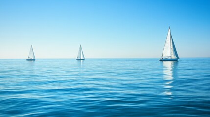 Obraz premium sailboat in the sea