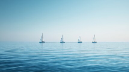 Fototapeta premium sailboat in the sea