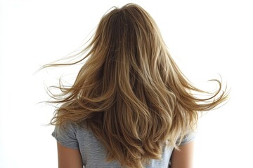Fototapeta premium woman with long hair