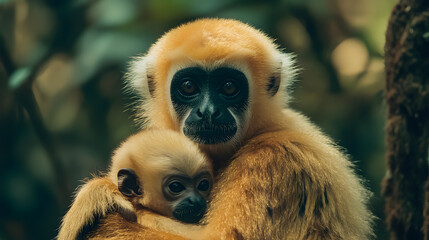 Obraz premium Close Up of Man Playing Tennis and Beating the Ball with a Racket: A close-up image of a man hitting a tennis ball with a racket, capturing the intensity of the shot.