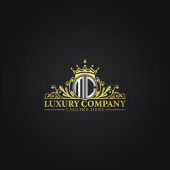 Elegant Gold Crest Logo for Premium Brands