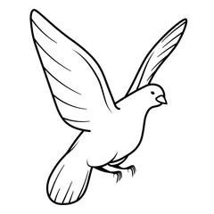 Obraz premium Bird png doodle sticker, black & white illustration, transparent background