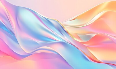 Fototapeta premium Abstract holographic foil texture, cyber, colorful, generation AI