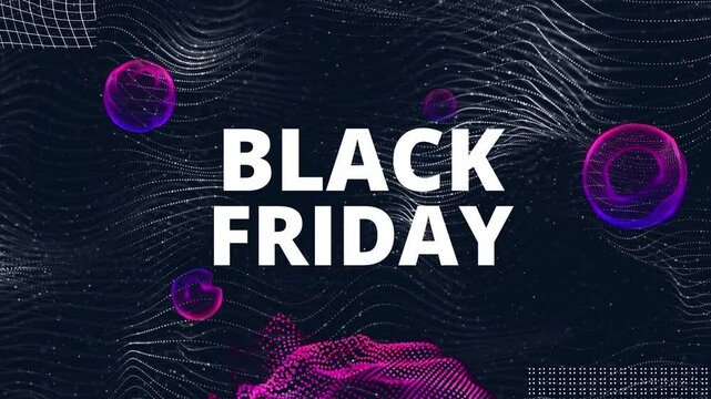 Black Friday Animated Sale Background - Powered by Adobe