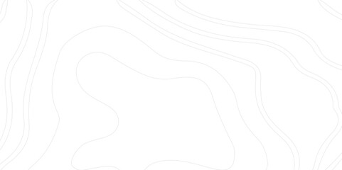 Vector abstract white paper cut banner. Geometric layered background, white texture, abstract wavy background. Wave paper cut. Map line of topography. Map mockup infographics.