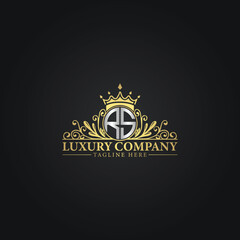 Elegant Gold Crest Logo for Premium Brands