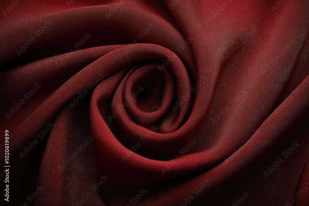 Aufkleber red fabric with a swirling pattern. great for backgrounds or as a design element.