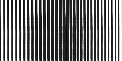Black and White Stripes Brush Stroke Background Pattern. Vector Illustration.