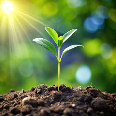 Fototapeta premium young plant