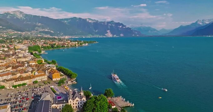 Vevey is a city in western Switzerland, in the French-speaking canton of Vaud. One of the main centers of the Swiss Riviera. Vevey is located on the shores of Lake Geneva