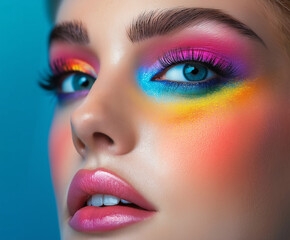 Fototapeta premium make up - makijaż twarzy