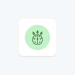 Brainstorm pentaglow  , vector, pixel perfect, illustrator file