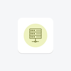 Server pentaglow  , vector, pixel perfect, illustrator file