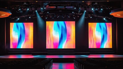 Colorful Stage Design for Events and Performances