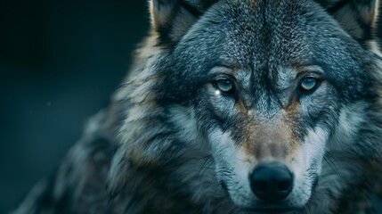 Obraz premium A serene full moon illuminating a calm lake at midnight.