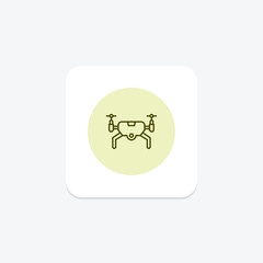 Ai Drone pentaglow  , vector, pixel perfect, illustrator file