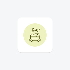 Mobile Robot pentaglow  , vector, pixel perfect, illustrator file