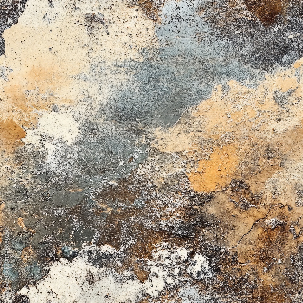 Poster tile image, a textured abstract background with a mix of smooth and rough surfaces