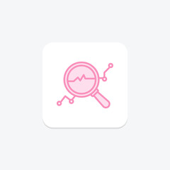 Anomaly Detection duotone line icon , vector, pixel perfect, illustrator file