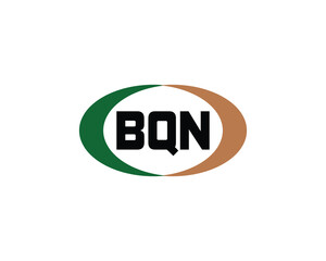 BQN logo design vector template. BQN