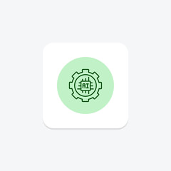 Ai Setting pentaglow  , vector, pixel perfect, illustrator file