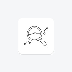 Anomaly Detection thinline icon , vector, pixel perfect, illustrator file