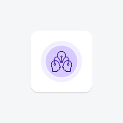 Transfer Learning color circle icon , vector, pixel perfect, illustrator file