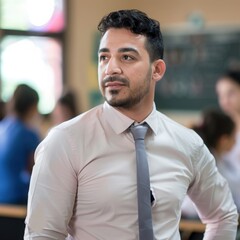 Obraz premium portrait of a school teacher 