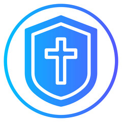 Obraz premium belief gradient icon