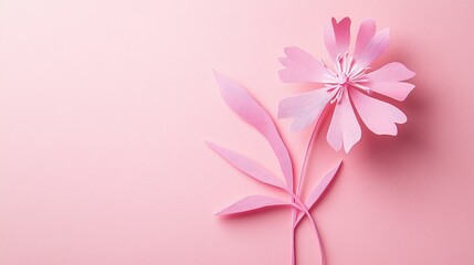 Naklejka premium Isolated pink flower of the sticky catchfly on a white background known for its delicate appearance and vibrant hue Silene viscaria