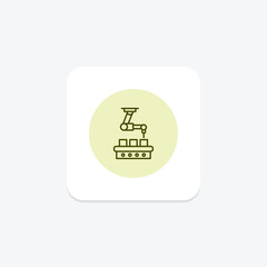 Ai In Manufacturing pentaglow  , vector, pixel perfect, illustrator file