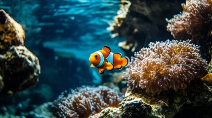 coral reef in the sea