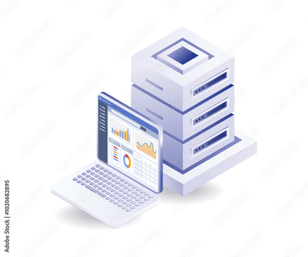 Poster computer management server data analysis