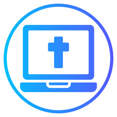 laptop gradient icon