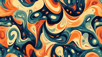A seamless background with a repetitive pattern of organic shapes, filling the entire space with a visually pleasing design