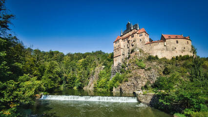 Burg Kriebstein - Sachsen - Deutschland - Mittelsachsen - Kriebethal - Höhenburg - Spornburg - Ostdeutschland - Castle in Saxony - Zschopau