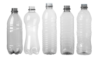 Used plastic bottles