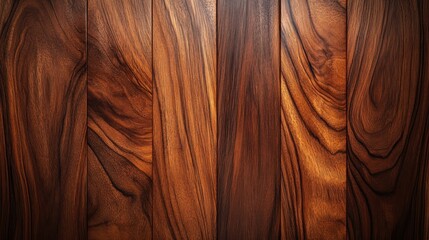 Obraz premium Dark Wood Texture Background, Polished, Smooth, Refined, Deep Grain Lines, High Resolution Image for Design and Decoration