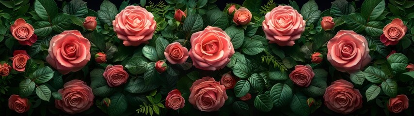 Breathtaking Aerial View of a Vibrant Pink Romantic Landscape with Lush Greenery and Clear Blue Water Captured from Above for Nature and Travel Inspiration