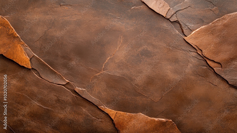 Poster natural brown stone texture rugged, solid, and durable for design projects this image features a clo