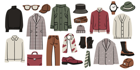 cozy fall and winter mens outfit