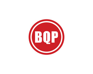 BQP logo design vector template. BQP