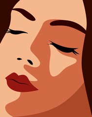 illustration of a woman