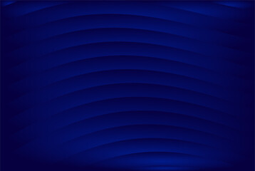 Abstract dark blue wavy background with depth and dimension.