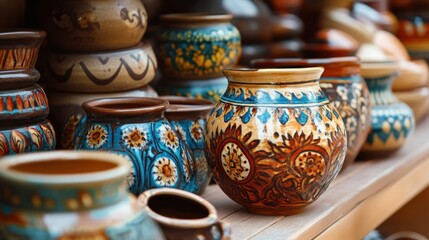 Traditional Pottery Display